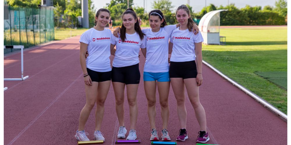 Partnership sul Territorio- 4 atlete della Libertas Grions Remanzacco con la T-shirt Maddalena